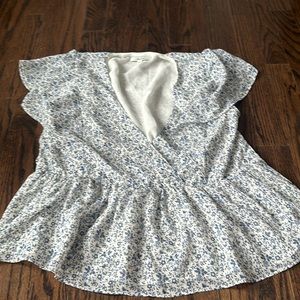 Madewell Floral Blouse